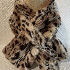 Echarpe Léopard en fausse fourrure