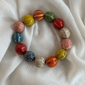 Bracelet Bohème Céramique multicolore