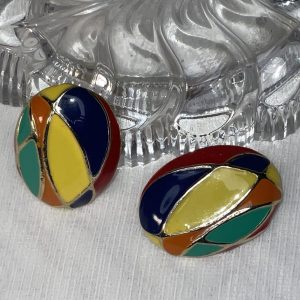 Boucles d'oreilles Harlequin Vintage Emma Page